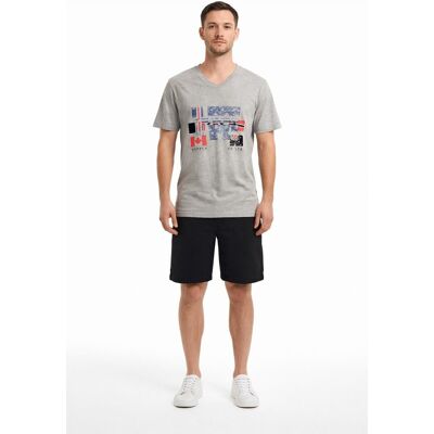 Inny producent GEOGRAPHICAL NORWAY SZARY TSHIRT MĘSKI Z DEKOLTEM V Z NADRUKIEM M FTA Inny producent GEOGRAPHICAL NORWAY SZARY TSHIRT MĘSKI Z DEKOLTEM V Z NADRUKIEM M FTA