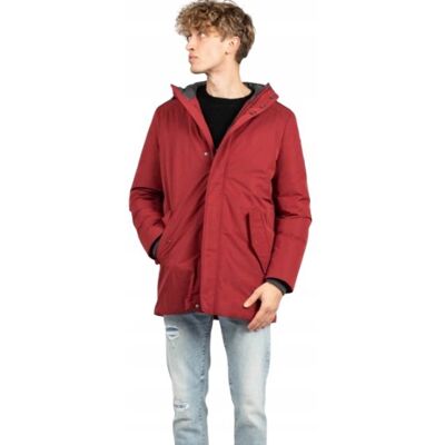 Geox Bordowa Kurtka z Kapturem Parka z Kapturem 60 Jya Geox Bordowa Kurtka z Kapturem Parka z Kapturem 60 Jya