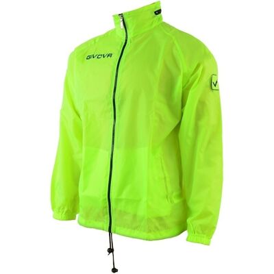 Givova, Kurtka przeciwdeszczowa męska, Basico fluo, rozmiar XXXS Givova, Kurtka przeciwdeszczowa męska, Basico fluo, rozmiar XXXS