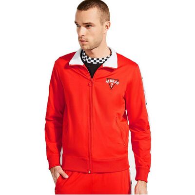 Guess Bluza Męska Czerwona na Zamek XS 2z5e2_c* XS 2_5 Guess Bluza Męska Czerwona na Zamek XS 2z5e2_c* XS 2_5