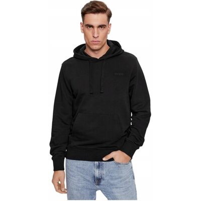 Guess Bluza Męska Z Kapturem Christian Hoodie Sweatshirt Czarna R.Xl Guess Bluza Męska Z Kapturem Christian Hoodie Sweatshirt Czarna R.Xl