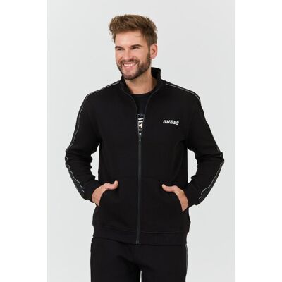 Guess Czarna męska bluza Mickey Full Zip XXL Guess Czarna męska bluza Mickey Full Zip XXL