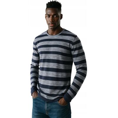 Inny producent GUESS GRANATOWO SZARY SWETER MĘSKI W PASKI Z OKRĄGŁYM DEKOLTEM XS GGA Inny producent GUESS GRANATOWO SZARY SWETER MĘSKI W PASKI Z OKRĄGŁYM DEKOLTEM XS GGA