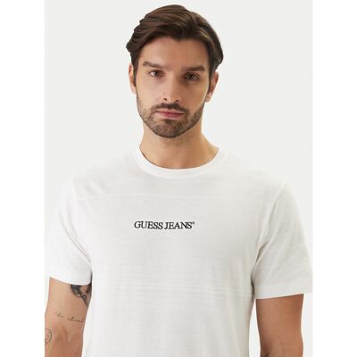 Guess Jeans T-Shirt Męskie Écru M6GIZ3KE942 Guess Jeans T-Shirt Męskie Écru M6GIZ3KE942