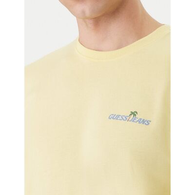 Guess Jeans T-Shirt Męskie Żółty M6GIC0K8HM0 Guess Jeans T-Shirt Męskie Żółty M6GIC0K8HM0