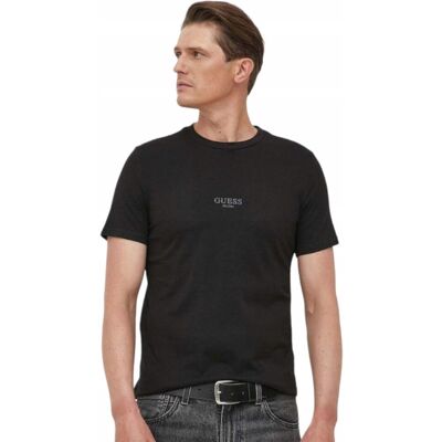 Guess Koszulka Męska T-Shirt Aidy Tee Czarna R.M Guess Koszulka Męska T-Shirt Aidy Tee Czarna R.M