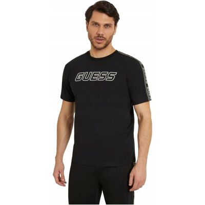Guess Koszulka Męska T-Shirt Arlo Cn T-Shirt Czarna R.L Guess Koszulka Męska T-Shirt Arlo Cn T-Shirt Czarna R.L