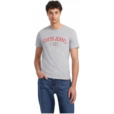Guess Koszulka Męska T-Shirt Gj Ss Cn Slim Szara R.Xl Guess Koszulka Męska T-Shirt Gj Ss Cn Slim Szara R.Xl