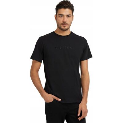 Guess Koszulka Męska T-Shirt Ss Classic Pima Emb Czarna R.Xl Guess Koszulka Męska T-Shirt Ss Classic Pima Emb Czarna R.Xl