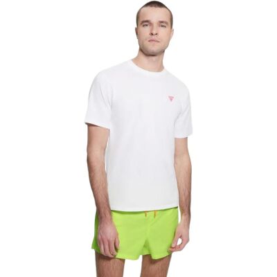 Guess Koszulka Męska T-Shirt Ss Cn Basic Tee Biała R.L Guess Koszulka Męska T-Shirt Ss Cn Basic Tee Biała R.L