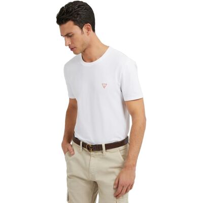 Guess Męski Biały T-Shirt Koszulka Krótki Rękaw L Guess Męski Biały T-Shirt Koszulka Krótki Rękaw L