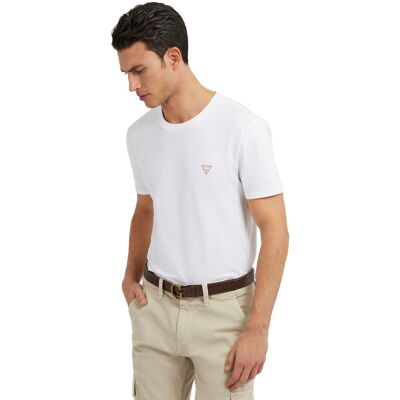 Guess Męski Biały T-Shirt Koszulka Krótki Rękaw M Guess Męski Biały T-Shirt Koszulka Krótki Rękaw M