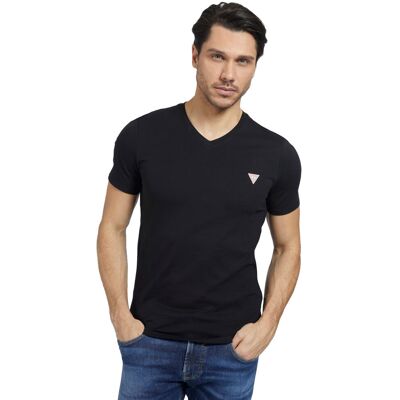 Guess Męski Czarny T-Shirt Koszulka Krótki Rękaw S Guess Męski Czarny T-Shirt Koszulka Krótki Rękaw S