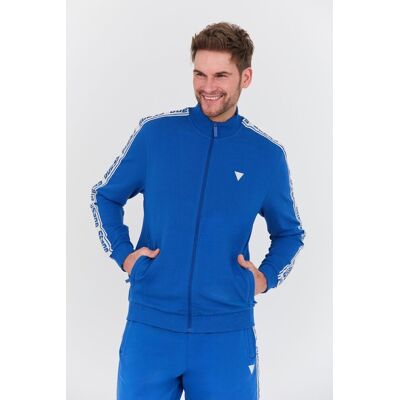 Guess Niebieska męska bluza Full Zip L Guess Niebieska męska bluza Full Zip L
