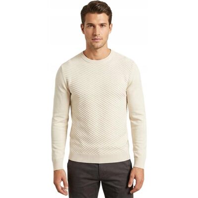 Inny producent GUESS SWETER MĘSKI BAWEŁNIANY BEŻOWY Z DIAGONALNYM WZOREM XS GGA Inny producent GUESS SWETER MĘSKI BAWEŁNIANY BEŻOWY Z DIAGONALNYM WZOREM XS GGA