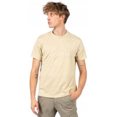 Inny producent GUESS T-SHIRT MĘSKI BEŻOWY BAWEŁNIANY LOGO S 1GXB Inny producent GUESS T-SHIRT MĘSKI BEŻOWY BAWEŁNIANY LOGO S 1GXB