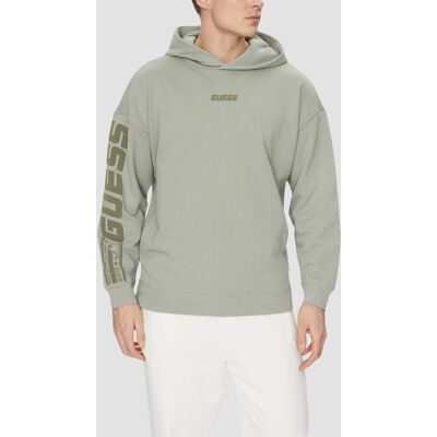 Guess Zielona bluza męska Dalim Over z kapturem M Guess Zielona bluza męska Dalim Over z kapturem M