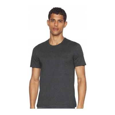 Hugo Boss Szary T-Shirt Męski z Logo Gładki Casual M J_a Hugo Boss Szary T-Shirt Męski z Logo Gładki Casual M J_a