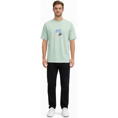 Inny producent HUGO ZIELONY T-SHIRT MĘSKI Z NADRUKIEM I OKRĄGŁYM DEKOLTEM XL 1I3A Inny producent HUGO ZIELONY T-SHIRT MĘSKI Z NADRUKIEM I OKRĄGŁYM DEKOLTEM XL 1I3A