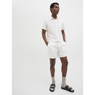 Inny producent JACK AND JONES BIAŁE LEN I BAWEŁNA SPODENKI ELASTYCZNE W PASIE M 16EA Inny producent JACK AND JONES BIAŁE LEN I BAWEŁNA SPODENKI ELASTYCZNE W PASIE M 16EA