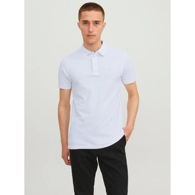 Inny producent JACK&JONES; BIAŁA BAWEŁNIANA KOSZULKA POLO Z KRÓTKIM RĘKAWEM L 16EA Inny producent JACK&JONES; BIAŁA BAWEŁNIANA KOSZULKA POLO Z KRÓTKIM RĘKAWEM L 16EA