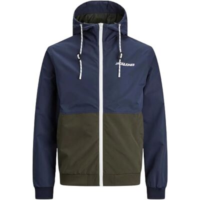 Lekka kurtka Jack & Jones Rush khaki-niebieska - Kurtka Lekka kurtka Jack & Jones Rush khaki-niebieska - Kurtka