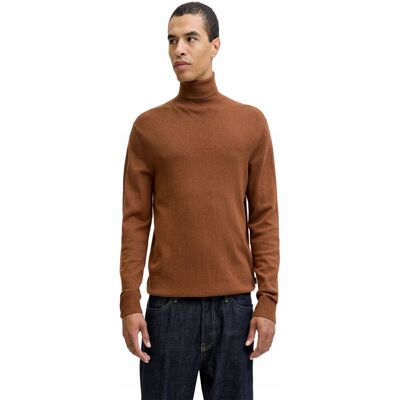 Inny producent JACK&JONES; BRĄZOWY SWETER MĘSKI GOLF GŁADKI M 16BA Inny producent JACK&JONES; BRĄZOWY SWETER MĘSKI GOLF GŁADKI M 16BA