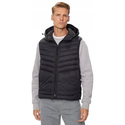 Inny producent JACK & JONES CZARNA KAMIZELKA CASUAL Z KAPTUREM I PIKOWANIEM XS J7A Inny producent JACK & JONES CZARNA KAMIZELKA CASUAL Z KAPTUREM I PIKOWANIEM XS J7A