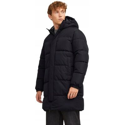 JACK&JONES JACK & JONES CZARNA PIKOWANA KURTKA Z KAPTUREM DO BUDÓW S JXA JACK&JONES JACK & JONES CZARNA PIKOWANA KURTKA Z KAPTUREM DO BUDÓW S JXA
