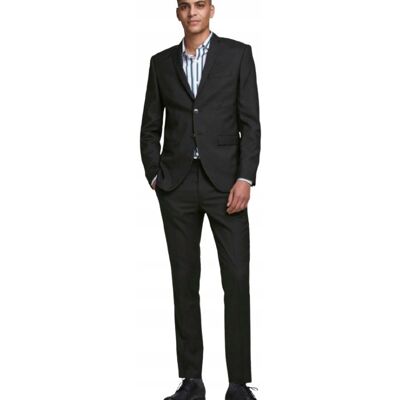 Inny producent JACK&JONES; CZARNY GARNITUR Z WEŁNĄ ELEGANCKI PLUS SIZE 52 J5A Inny producent JACK&JONES; CZARNY GARNITUR Z WEŁNĄ ELEGANCKI PLUS SIZE 52 J5A
