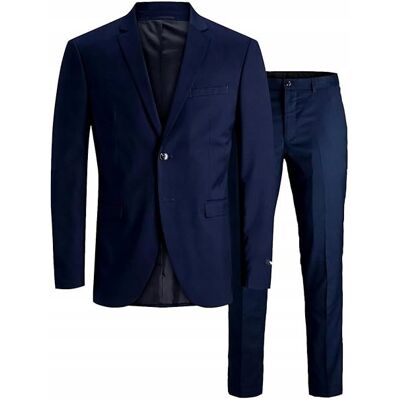 Inny producent Jack & Jones Garnitur Męski Niebieski Rozmiar 48 Super Slim Inny producent Jack & Jones Garnitur Męski Niebieski Rozmiar 48 Super Slim