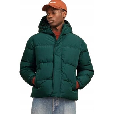 Inny producent JACK&JONES; KURTKA MĘSKA PIKOWANA Z KAPTUREM ZIELONA S 1J5C Inny producent JACK&JONES; KURTKA MĘSKA PIKOWANA Z KAPTUREM ZIELONA S 1J5C