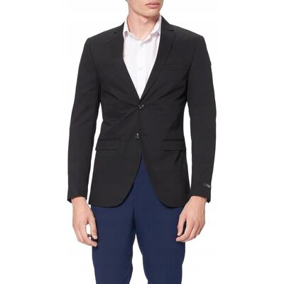 JACK&JONES Jack Jones Marynarka Czarna Z Długim Rękawem Jednorzędowa Xl Jgb JACK&JONES Jack Jones Marynarka Czarna Z Długim Rękawem Jednorzędowa Xl Jgb