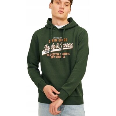 Inny producent JACK&JONES; MĘSKA BLUZA ZIELONA Z KAPTUREM XS 1J9A Inny producent JACK&JONES; MĘSKA BLUZA ZIELONA Z KAPTUREM XS 1J9A