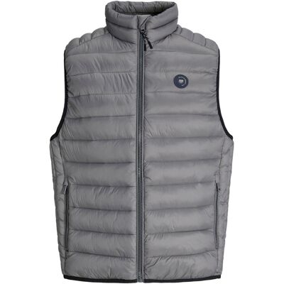 Jack&Jones; męska kamizelka bezrękawnik JJEBRADLEY LIGHT BODYWARMER COLLAR NOO 12280973 CASTLEROCK-XL Jack&Jones; męska kamizelka bezrękawnik JJEBRADLEY LIGHT BODYWARMER COLLAR NOO 12280973 CASTLEROCK-XL