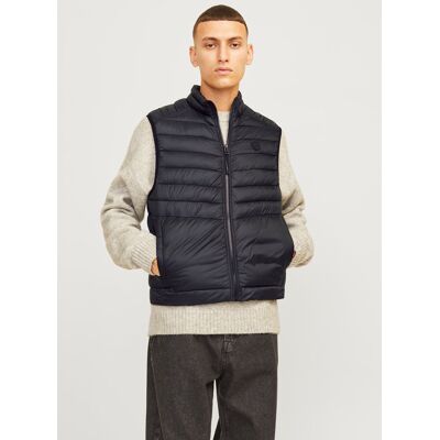 Jack&Jones; męski bezrękawnik JJESPRINT BODYWARMER COLLAR NOOS 12258457 BLACK/SOLID-M Jack&Jones; męski bezrękawnik JJESPRINT BODYWARMER COLLAR NOOS 12258457 BLACK/SOLID-M