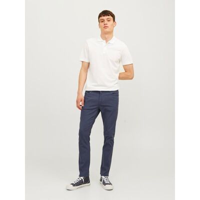 Inny producent JACK & JONES MĘSKIE SPODNIE CASUAL CHINOS GRANATOWE 27/30 6FA Inny producent JACK & JONES MĘSKIE SPODNIE CASUAL CHINOS GRANATOWE 27/30 6FA