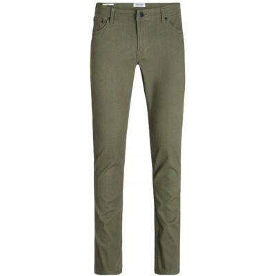 Inny producent JACK & JONES MĘSKIE SPODNIE CASUAL CHINOS ZIELONE 32/32 J7A Inny producent JACK & JONES MĘSKIE SPODNIE CASUAL CHINOS ZIELONE 32/32 J7A