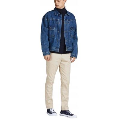 JACK&JONES JACK & JONES MĘSKIE SPODNIE SLIM BEŻOWE KLASYK 36/34 JGI JACK&JONES JACK & JONES MĘSKIE SPODNIE SLIM BEŻOWE KLASYK 36/34 JGI