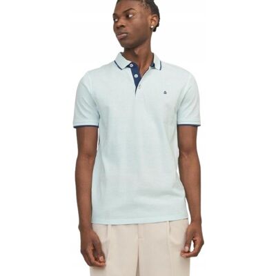 Inny producent JACK&JONES; MIĘTOWA BAWEŁNIANA KOSZULKA POLO OZDOBNA LAMÓWKA XXL 1N2A Inny producent JACK&JONES; MIĘTOWA BAWEŁNIANA KOSZULKA POLO OZDOBNA LAMÓWKA XXL 1N2A