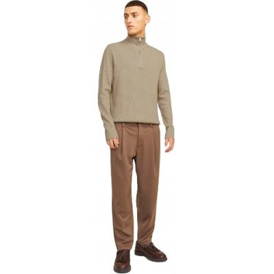 JACK&JONES; SWETER MĘSKI BEŻOWY Z WEŁNĄ XL JQA JACK&JONES; SWETER MĘSKI BEŻOWY Z WEŁNĄ XL JQA