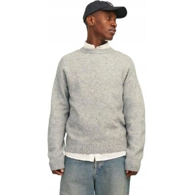 Inny producent JACK&JONES; SWETER MĘSKI SZARY Z DŁUGIM RĘKAWEM Z WEŁNĄ M 2BA Inny producent JACK&JONES; SWETER MĘSKI SZARY Z DŁUGIM RĘKAWEM Z WEŁNĄ M 2BA