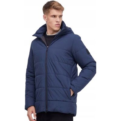 Jack Wolfskin Puchowa Kurtka Z Kapturem Granatowa Przejściówka M I1D Jack Wolfskin Puchowa Kurtka Z Kapturem Granatowa Przejściówka M I1D