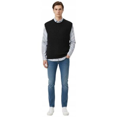 Inny producent JACKJONES CZARNY SWETER MĘSKI BEZ RĘKAWÓW Z OKRĄGŁYM DEKOLTEM L N1A Inny producent JACKJONES CZARNY SWETER MĘSKI BEZ RĘKAWÓW Z OKRĄGŁYM DEKOLTEM L N1A
