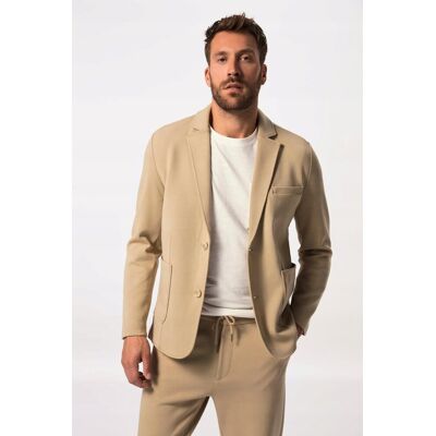 Inny producent JP 1880 BEŻOWA MARYNARKA PLUS SIZE GŁADKA KLASYCZNA 4XL 17BA Inny producent JP 1880 BEŻOWA MARYNARKA PLUS SIZE GŁADKA KLASYCZNA 4XL 17BA