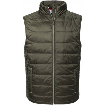 Russell Kamizelka męska rozpinana Nano bez rękawów Ciemna Oliwka r. 2XL Russell Kamizelka męska rozpinana Nano bez rękawów Ciemna Oliwka r. 2XL