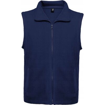 Kamizelka męska z polaru Bezrękawnik Polar męski ROLY RA1099 NAVY BLUE XL Kamizelka męska z polaru Bezrękawnik Polar męski ROLY RA1099 NAVY BLUE XL