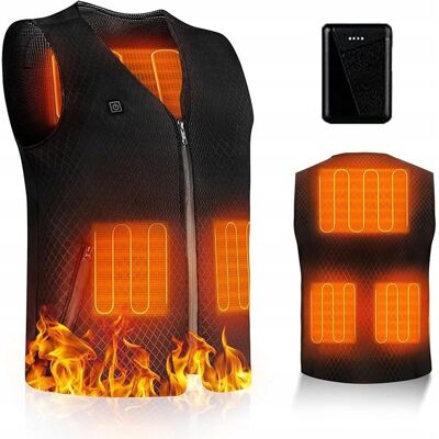 ZREE KAMIZELKA PODGRZEWANA ELEKTRYCZNA USB REGULACJA Z POWERBANKIEM 10000MAH XXL ZREE KAMIZELKA PODGRZEWANA ELEKTRYCZNA USB REGULACJA Z POWERBANKIEM 10000MAH XXL