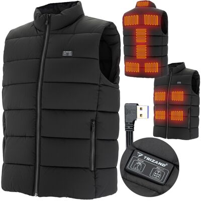 Iso Trade Kamizelka Podgrzewana TRIZAND 11 Stref Grzania z USB Bezrękawnik Uniseks XL Iso Trade Kamizelka Podgrzewana TRIZAND 11 Stref Grzania z USB Bezrękawnik Uniseks XL