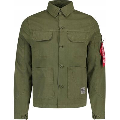 Koszula Alpha Industries Color Block Overshirt 146110 142 Dark Olive M Koszula Alpha Industries Color Block Overshirt 146110 142 Dark Olive M